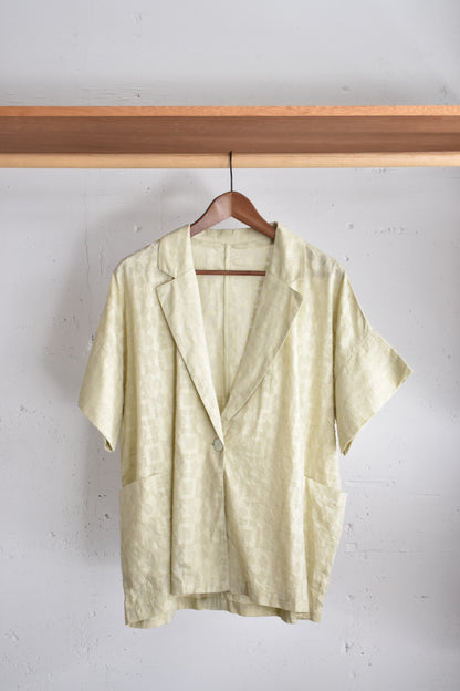 「hunch」cut jacquard s/s jacket