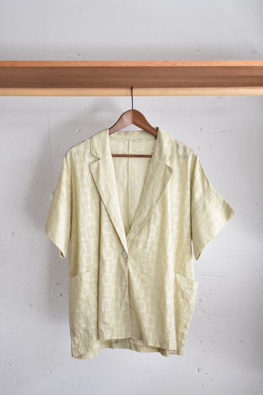 「hunch」cut jacquard s/s jacket