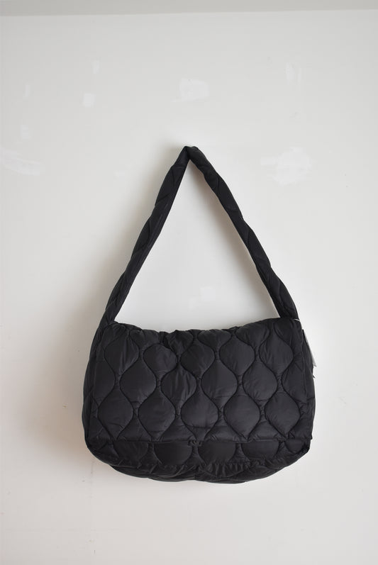 「TAION」military messenger down bag -black-