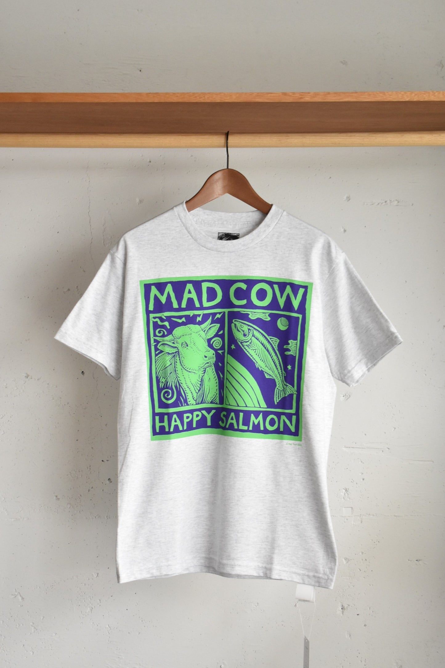「Ray Troll」MAD COW Tee -ash-