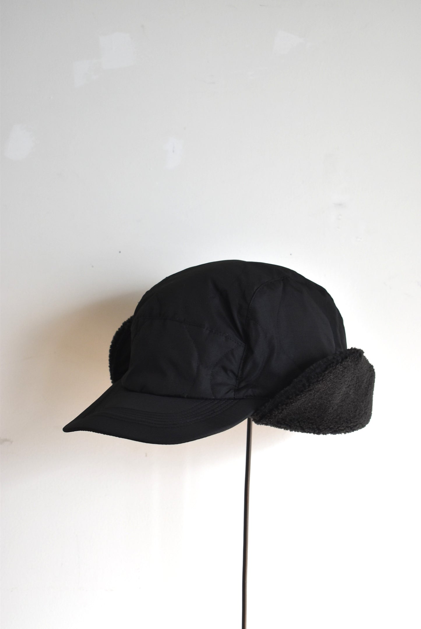 「TAION」military down × boa warm cap  -black-