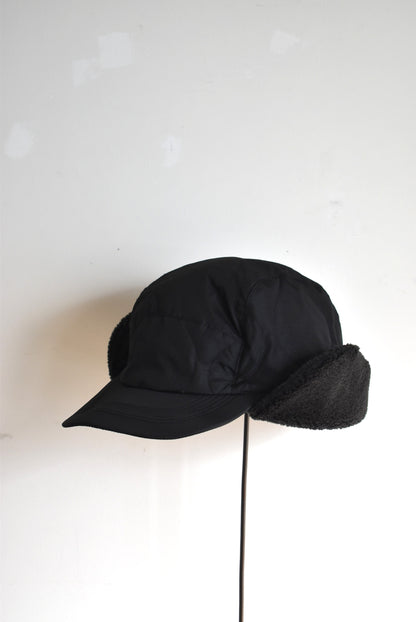 「TAION」military down × boa warm cap  -black-