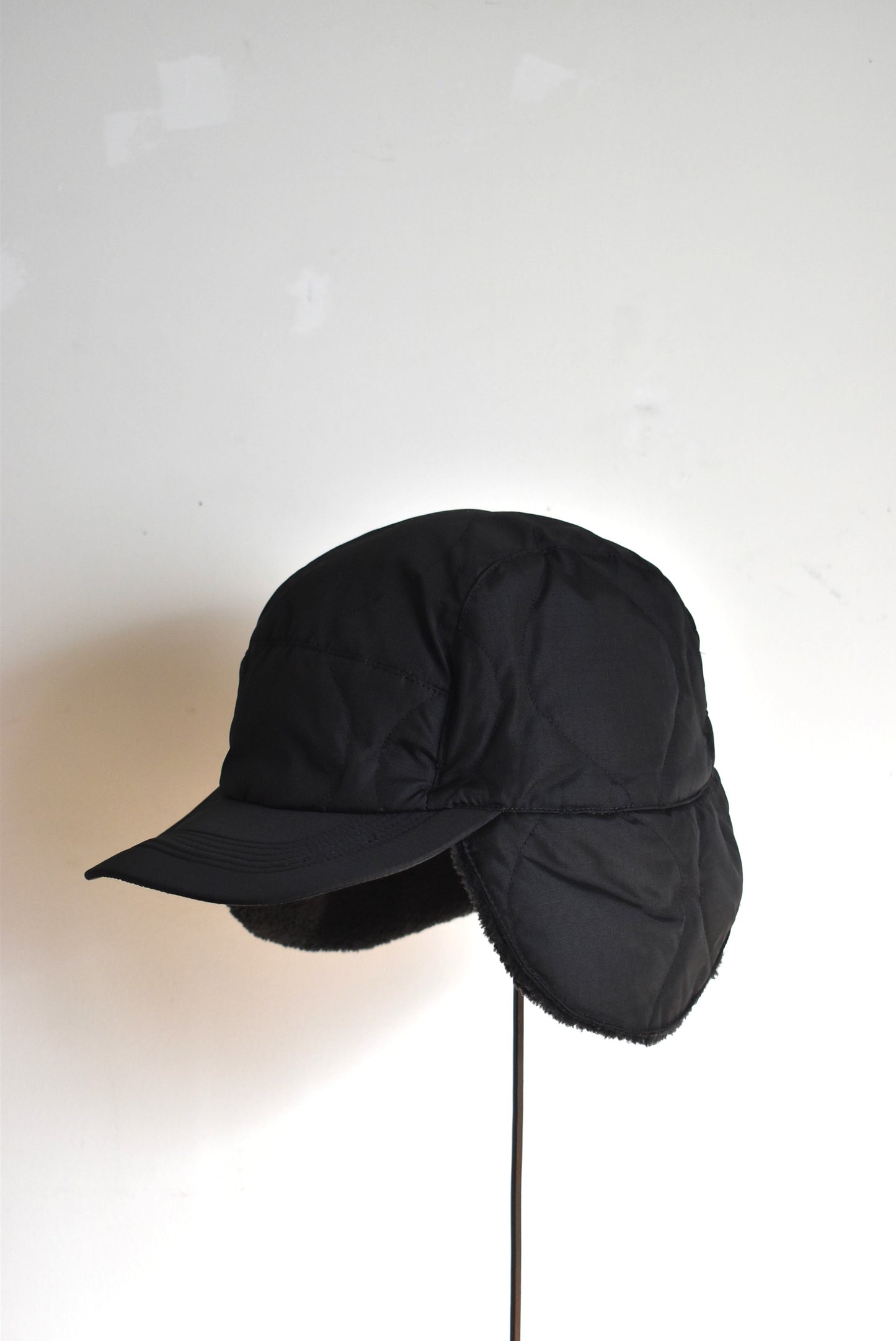 「TAION」military down × boa warm cap  -black-