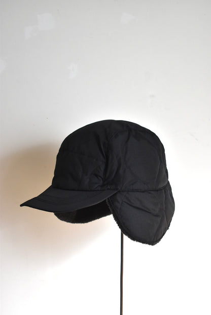 「TAION」military down × boa warm cap  -black-