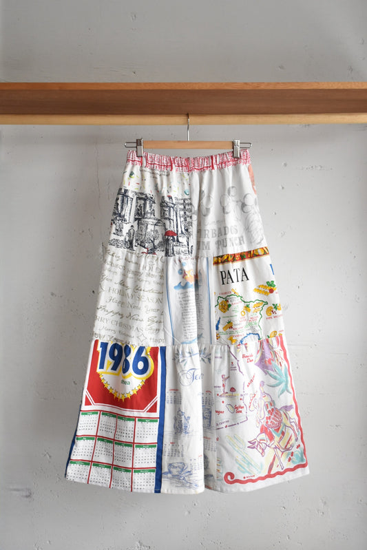 「nasugwam」tapestry tired skirt #2