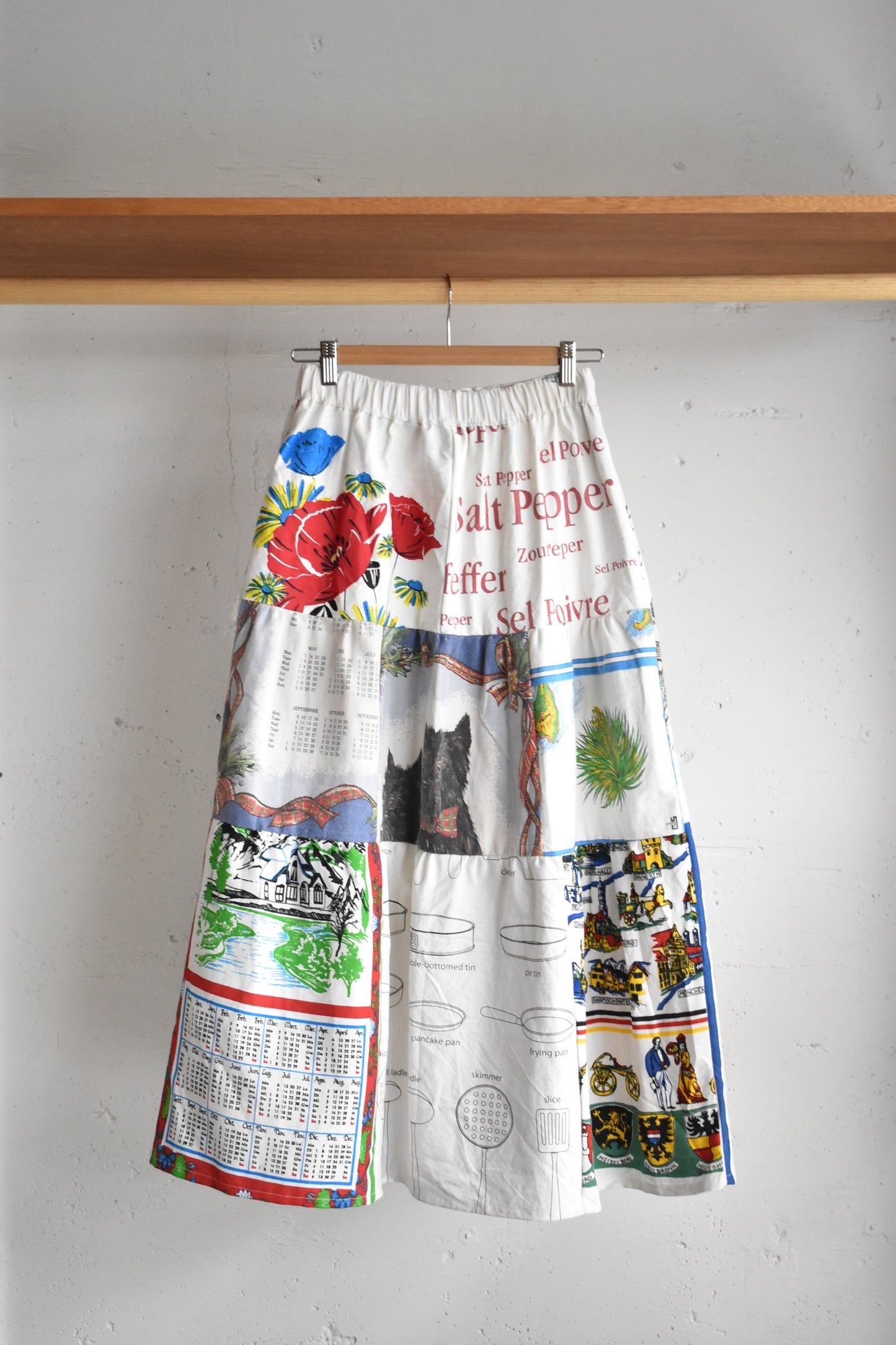 「nasugwam」tapestry tired skirt #3