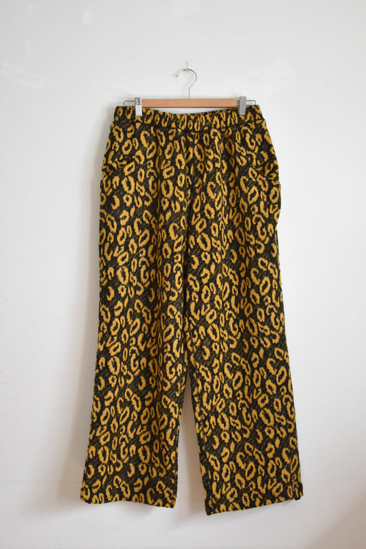 「QUOLT」muster knit pants