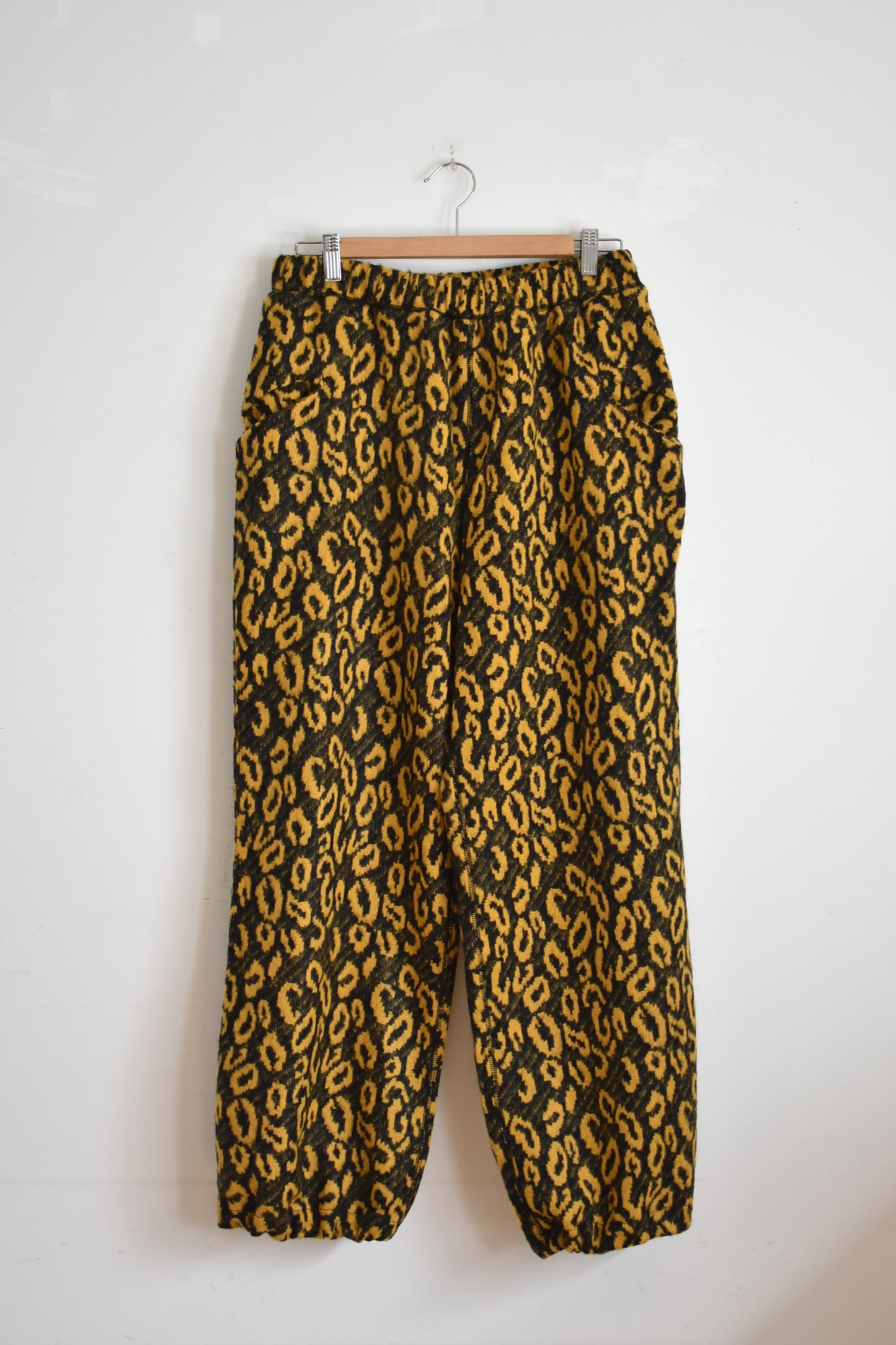 「QUOLT」muster knit pants