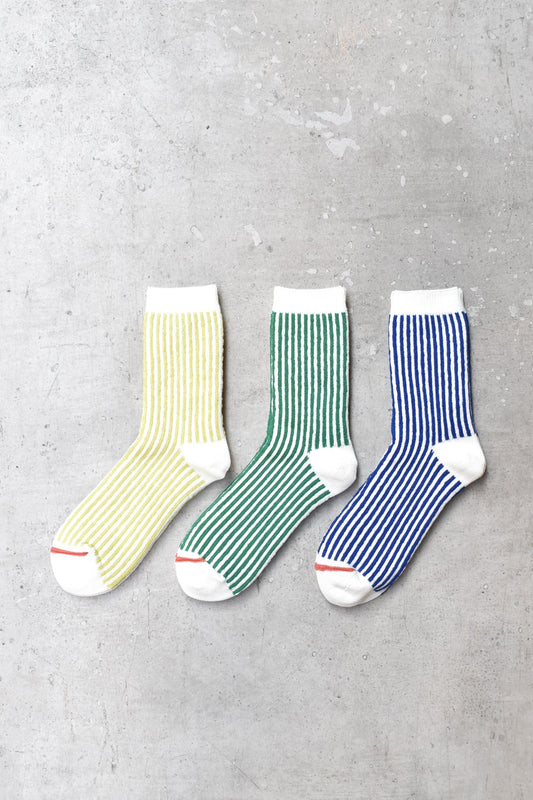 「ROTOTO」vertical stripe socks