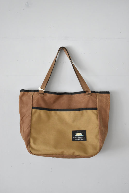 「BUCK PRODUCT」MUB large -oiled cotton/brown-