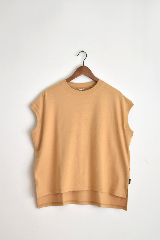 「GOHEMP」honey sleeve Tee -honey yellow-