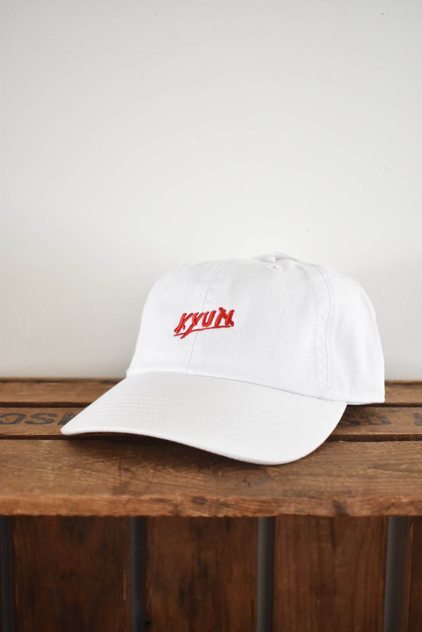 「O.K.」 ”KYUN” cap -white-