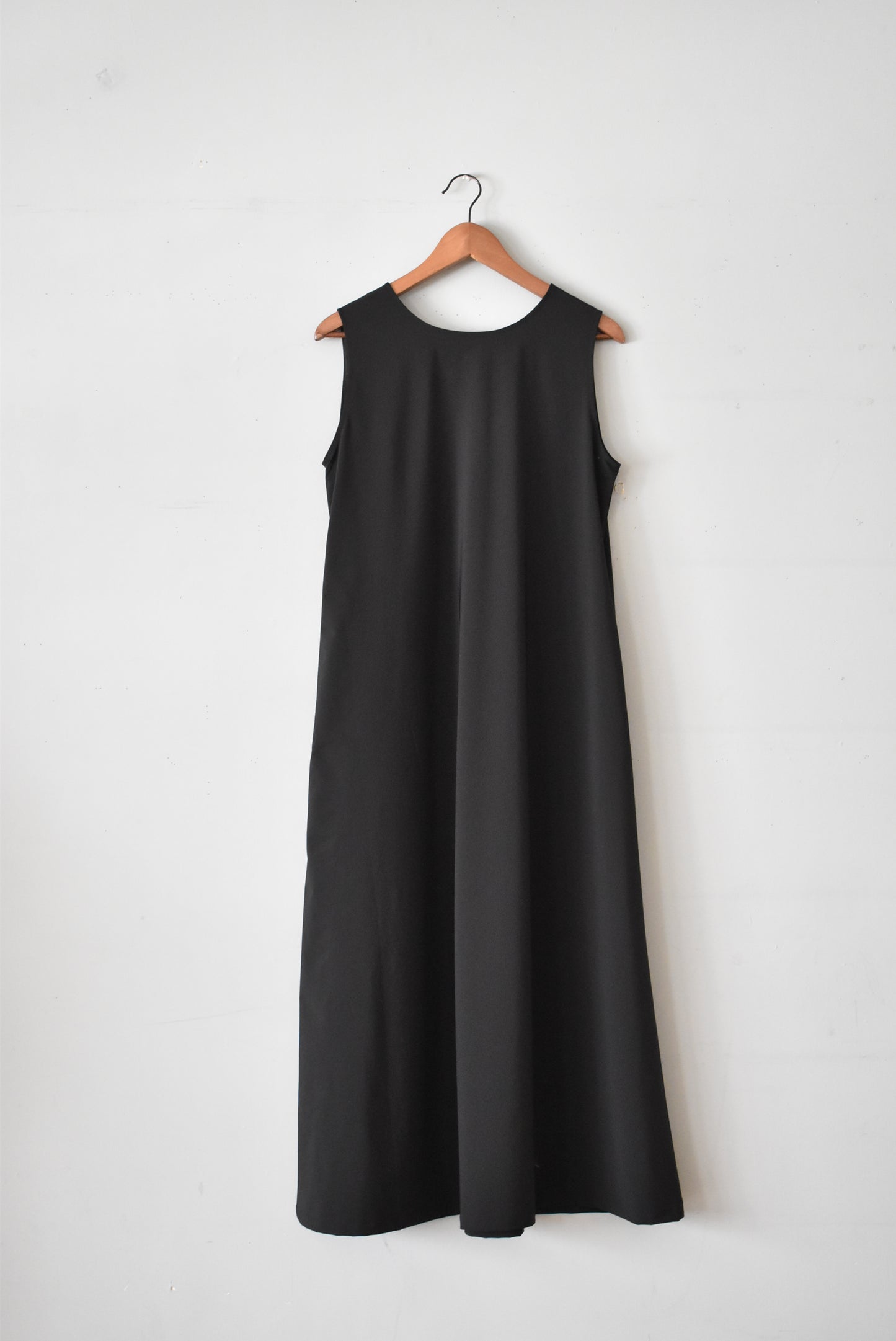 「hunch」ice touch 2way dress -black-