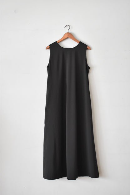 「hunch」ice touch 2way dress -black-