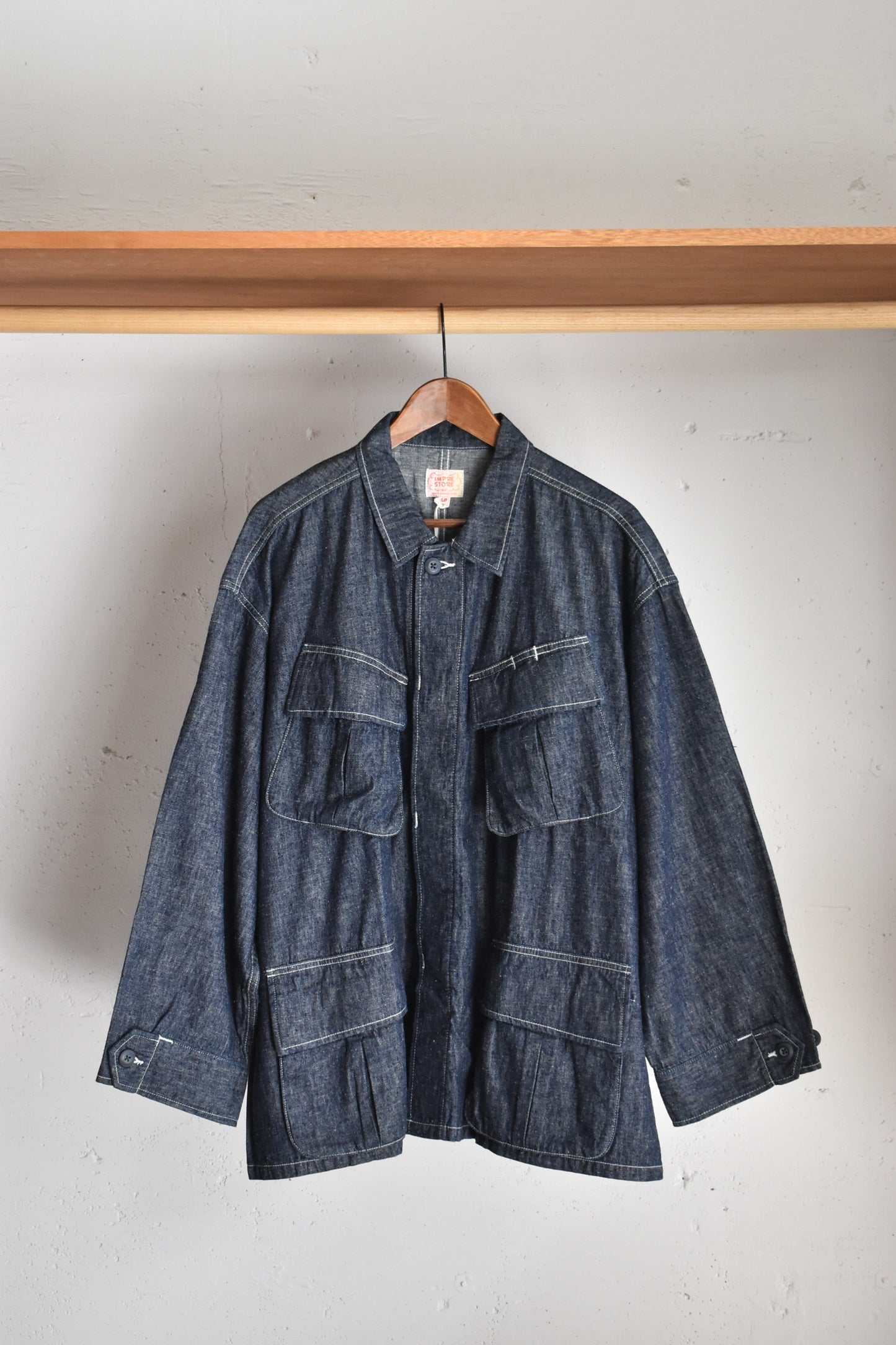 「imprestore」6.5oz denim BDU jacket