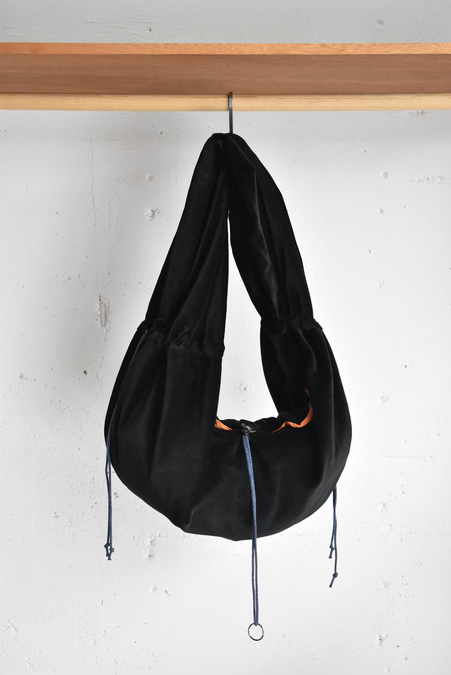 「leh」kesa bag -black-