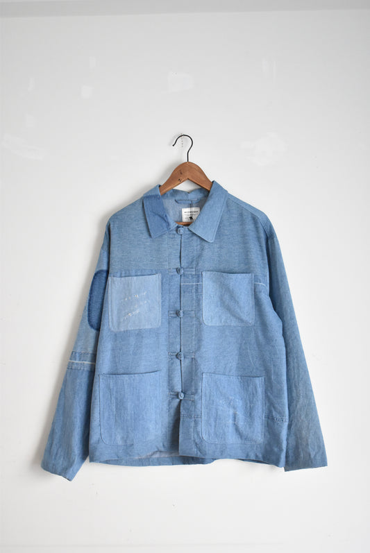 「Mr.Remakeman」china shirts -blue- size3