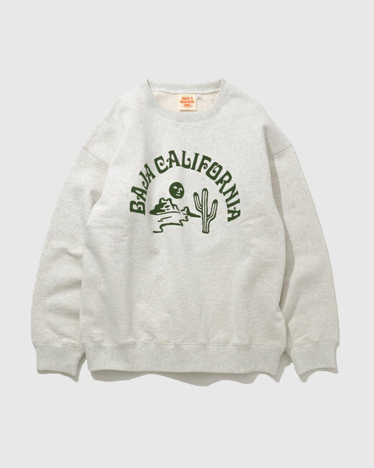 「HAVE A GRATEFUL DAY」BAJA CARIFORNIA sweat -vintage gray-