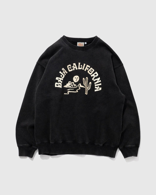 「HAVE A GRATEFUL DAY」BAJA CARIFORNIA sweat -vintage black-