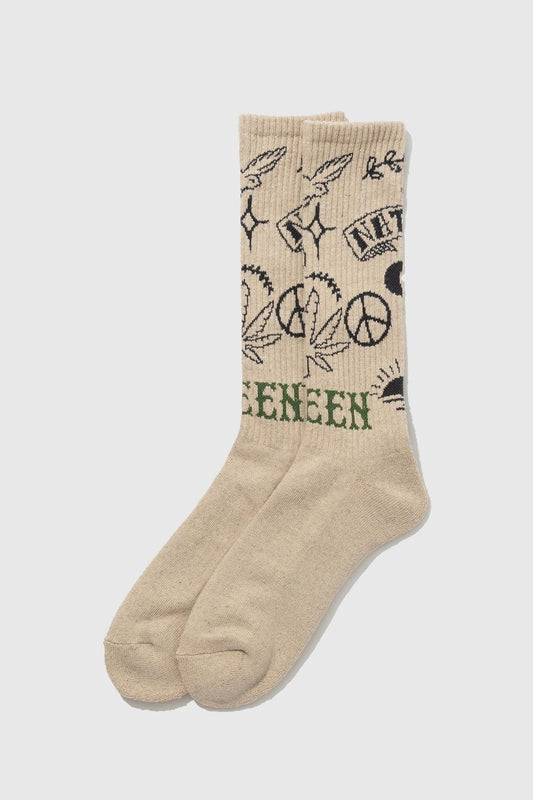 「GOHEMP」green earth crew socks